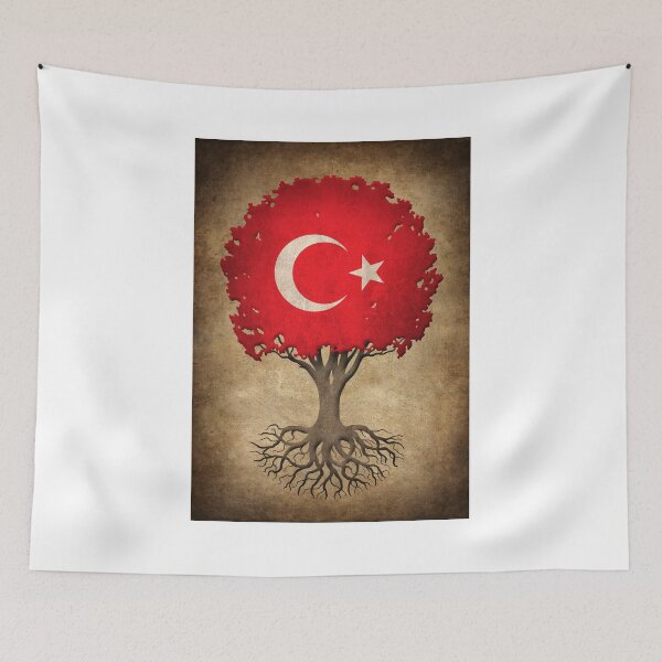 Item preview, Tree of Life with Turkish Flag designed and sold by JeffBartels.