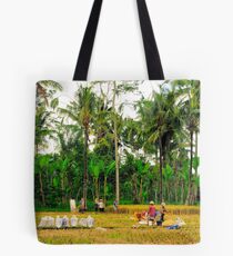 Rice Fields Tote Bag