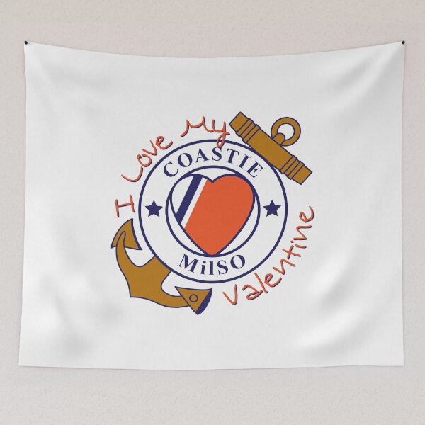 Item preview, Love My Coastie Valentine designed and sold by LoveMyCoastie.