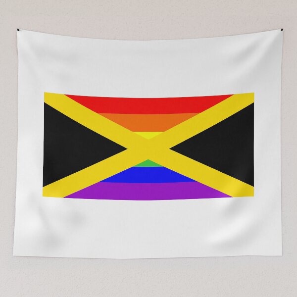 Item preview, gay flag jamaica designed and sold by tony4urban.