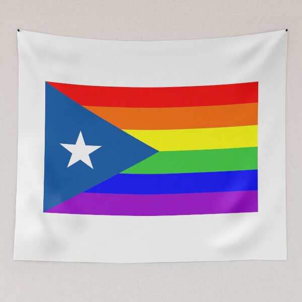 Aperçu de l'œuvre drapeau gay Puerto Rico créée et vendue par tony4urban.