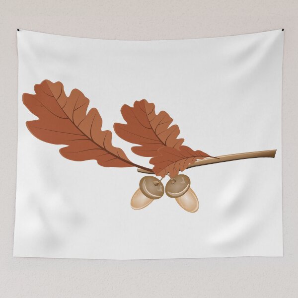 Item preview, Oak leaves with acorns designed and sold by AnnArtshock.
