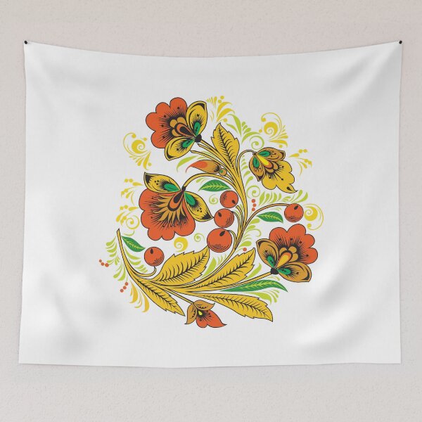Item preview, Khokhloma flower designed and sold by Vitalia.