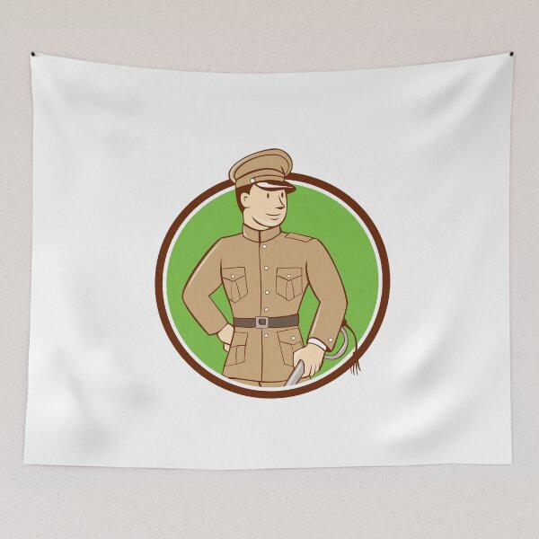 Item preview, World War One British Officer Circle Cartoon designed and sold by patrimonio.