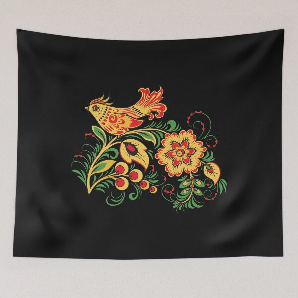 Item preview, Khokhloma bird designed and sold by Vitalia.