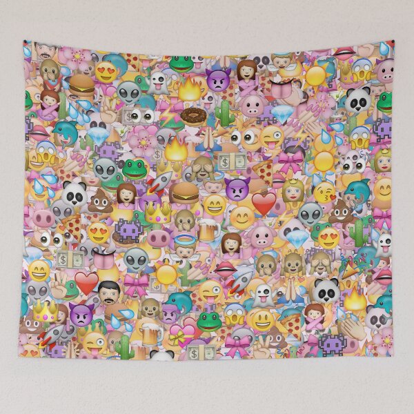 Item preview, happy emoji pattern designed and sold by MartaOlgaKlara.