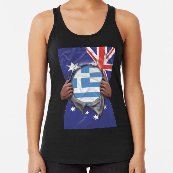 Shredded Grunge Ireland Flag Mens Black Sleeveless T-Shirt Tank Top