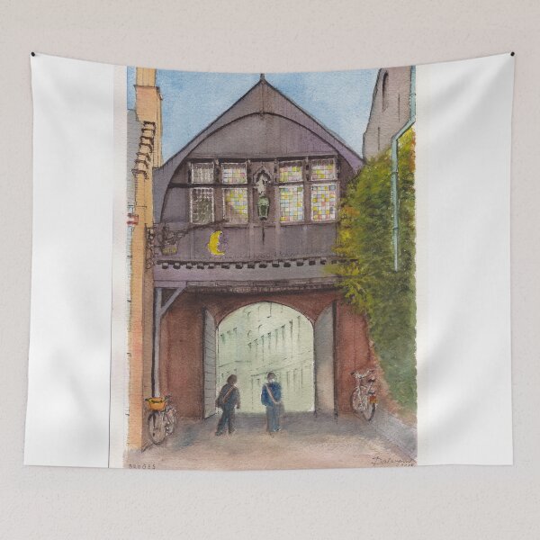 Item preview, Historic Wooden Gate in Bruges (Brugge), Belgium designed and sold by Dai Wynn Fine Art.