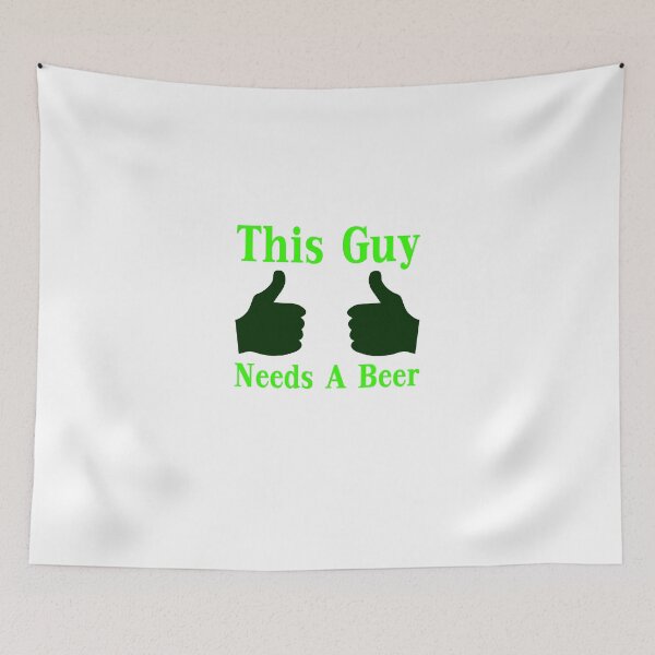 Item preview, This Guy Needs A Beer designed and sold by evahhamilton.