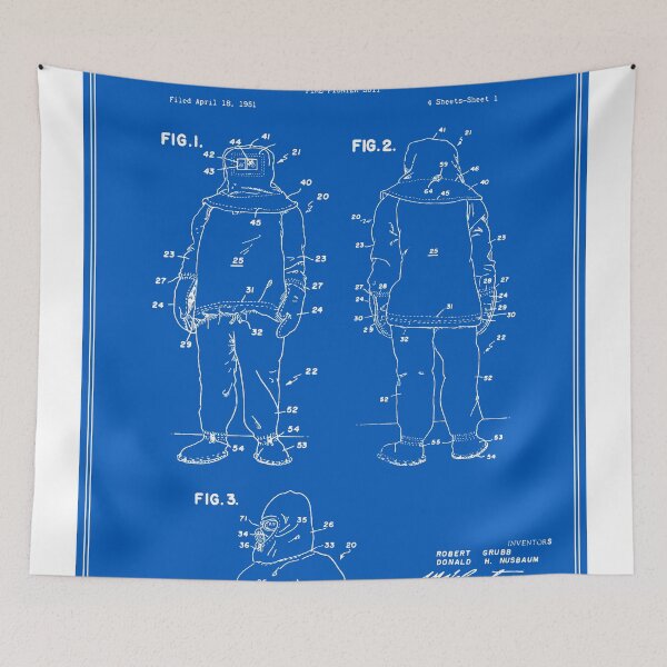 Item preview, Fire Fighter Suit Patent - Blueprint designed and sold by FinlayMcNevin.
