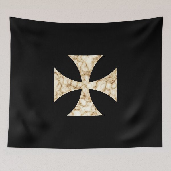 Item preview, Templar Cross White Marble designed and sold by Dator.