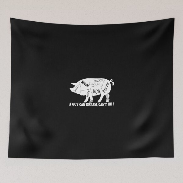 Item preview, PIG CHART, A Guy Can Dream Bacon Lovers Design designed and sold by EthosWear.