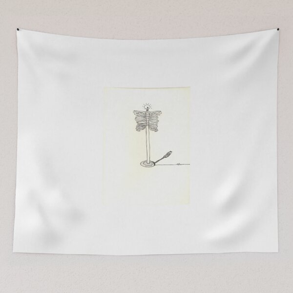 Item preview, skeleton sketch surreal light designed and sold by Amelia wright.