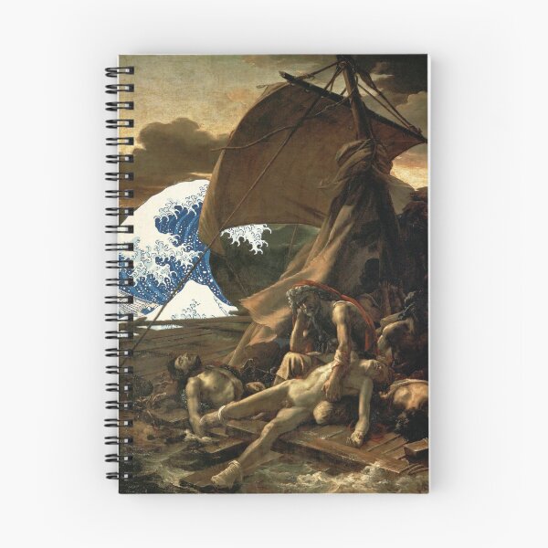 Item preview, Subtly Ruined The Raft of the Medusa - Hokusai Great Wave designed and sold by weavernap.