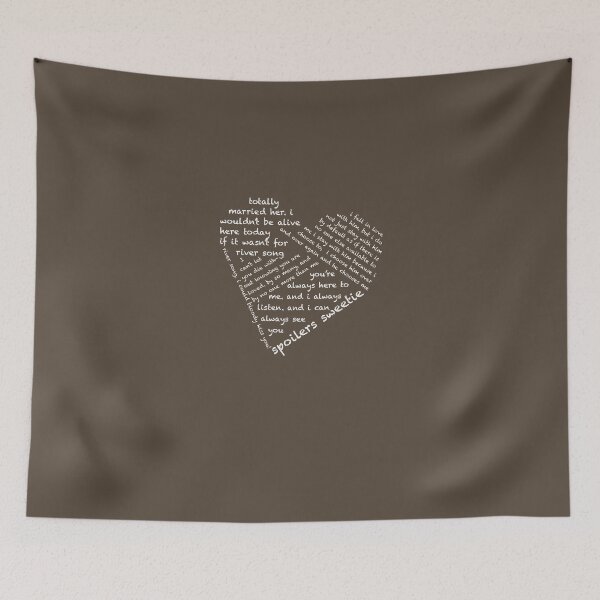 Item preview, Quotes of the Heart - River/Doctor (White) designed and sold by fairy911911.