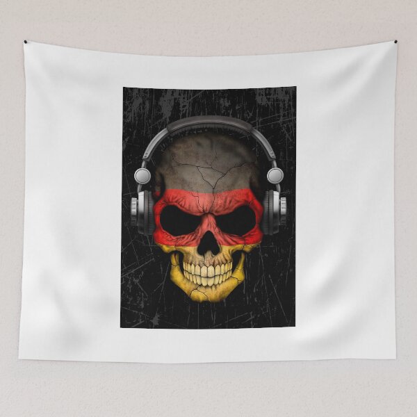 Item preview, Dj Skull with German Flag designed and sold by JeffBartels.