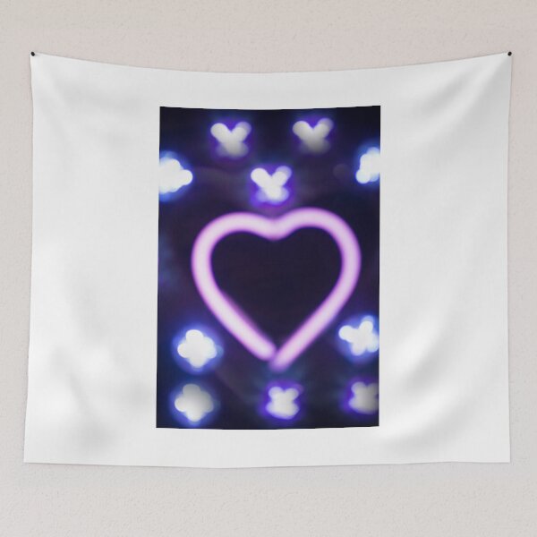 Item preview, Neon love heart shape sign at night designed and sold by edwardolive.