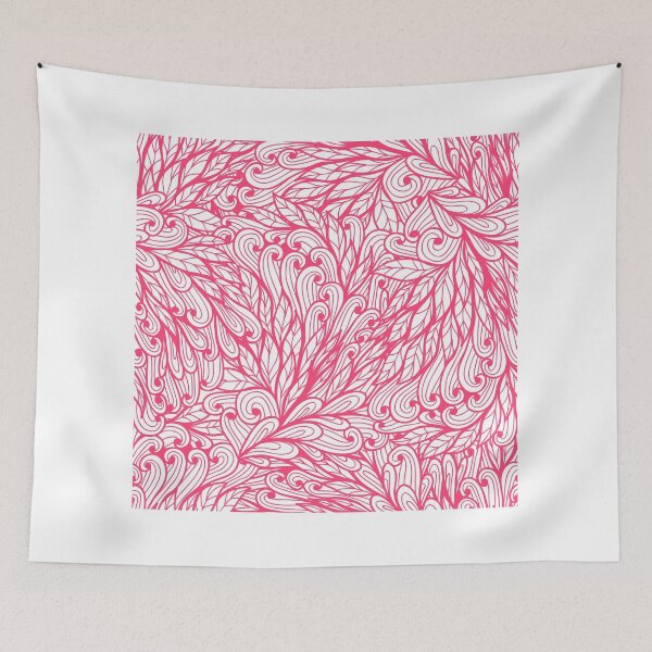 Item preview, Pink floral pattern designed and sold by Patternalized.