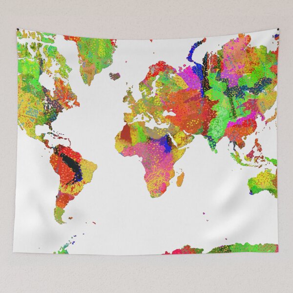 Item preview, World Map 6 designed and sold by Marlene Watson-Hall.