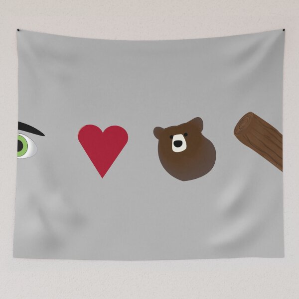Item preview, EyeLoveBearWood#2 designed and sold by hairybehr.