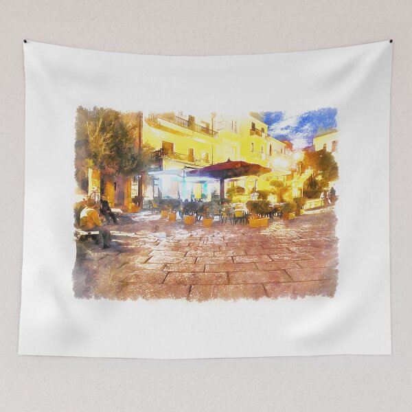 Item preview, Arzachena: night square designed and sold by Giuseppe Cocco.