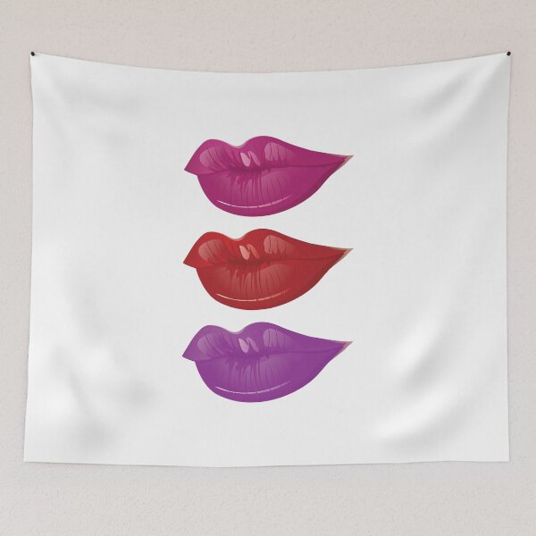 Item preview, Colorful lips 3 designed and sold by AnnArtshock.