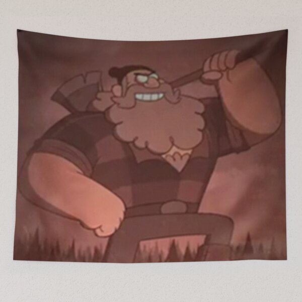 Item preview, Northwest Mansion Lumberjack Painting Replica designed and sold by The-Sqoou.