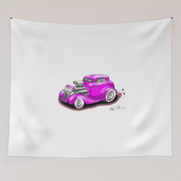 Item preview, HOT ROD BEAST PINK designed and sold by squigglemonkey.