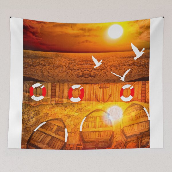 Item preview, Double Sun on a Sussex Beach designed and sold by christo65.