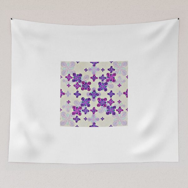 Item preview, Deluxe Ornate Pattern Design in Blue and Fuchsia Colors designed and sold by DFLC Prints.