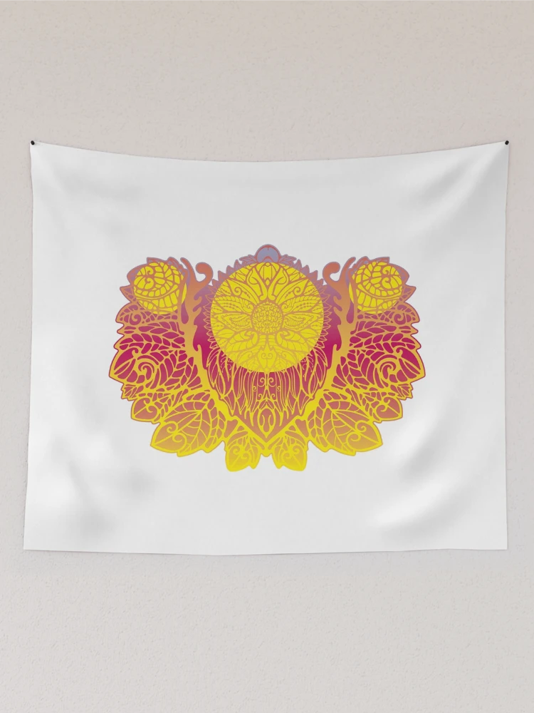 Thumbnail 2 of 3, Tapestry, Gold Pattern designed and sold by Rif Khasanov.