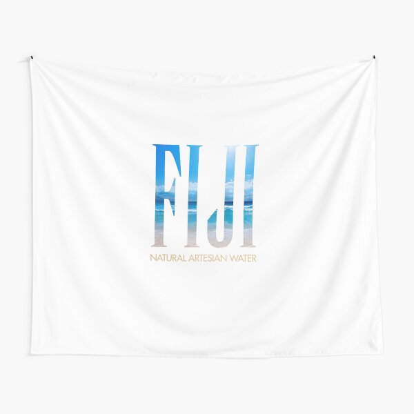 Fiji water tapestry sale