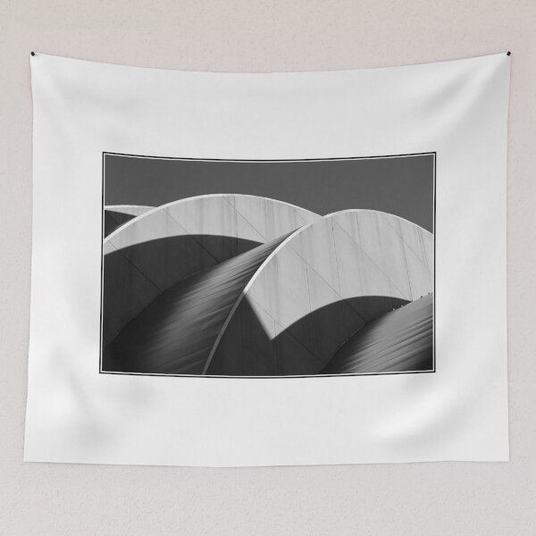 Item preview, Kauffman Center Black and White Curves and Shadows designed and sold by Catherine Sherman.