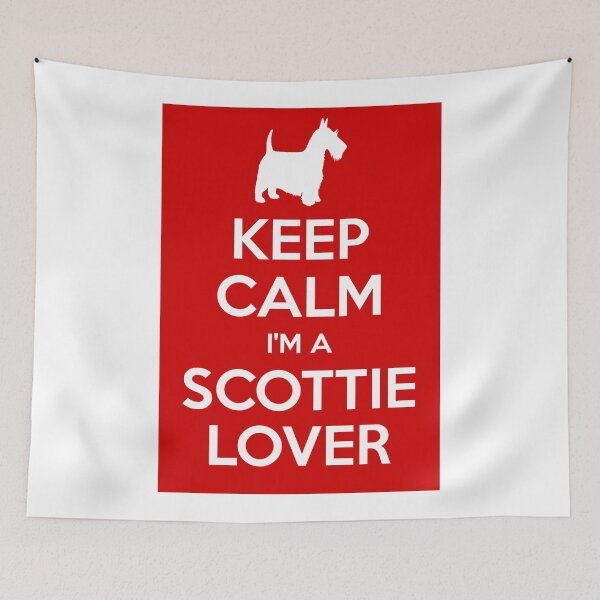 Item preview, Keep calm, I'm a scottie lover designed and sold by Dis-An-Dat.