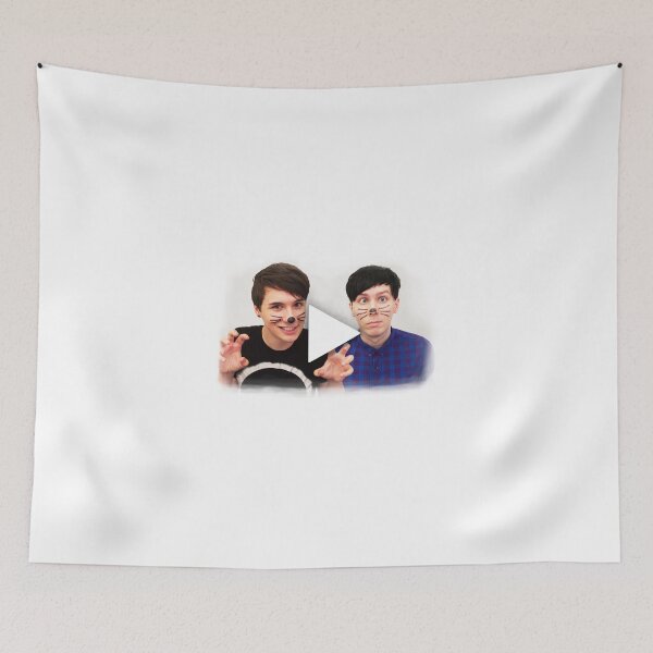 Item preview, Dan & Phil | YouTube Play Button designed and sold by What  Up.