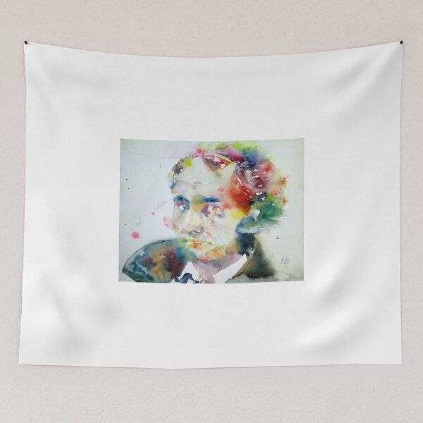 Item preview, CHARLES BAUDELAIRE - watercolor portrait .3 designed and sold by lautir.