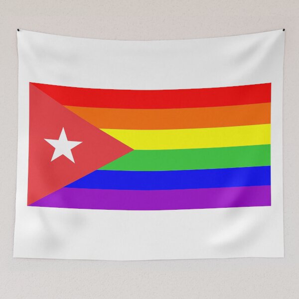 Item preview, gay flag cuba designed and sold by tony4urban.