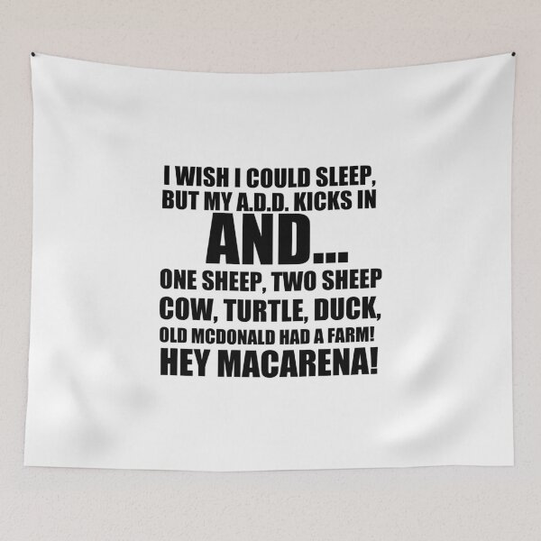 Item preview, I WISH I COULD SLEEP designed and sold by Divertions.