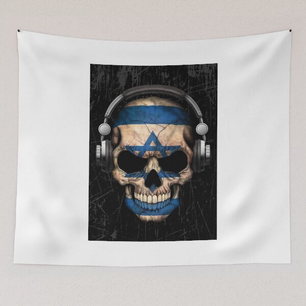 Item preview, Dj Skull with Israeli Flag designed and sold by JeffBartels.