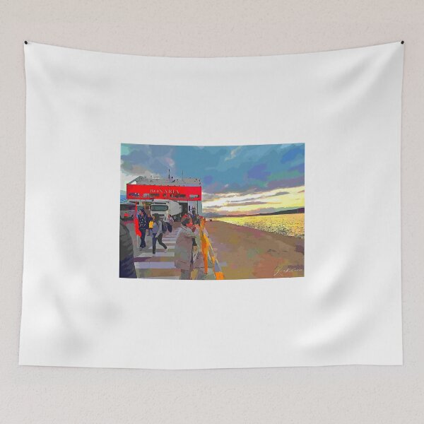 Item preview, Olbia: port and ferry boat at dawn designed and sold by Giuseppe Cocco.