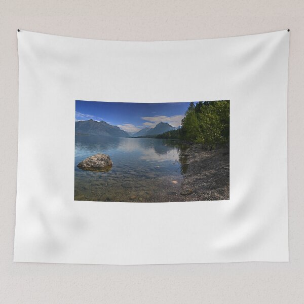 Item preview, Glacier National Park Lake and Mountains designed and sold by StonePics.