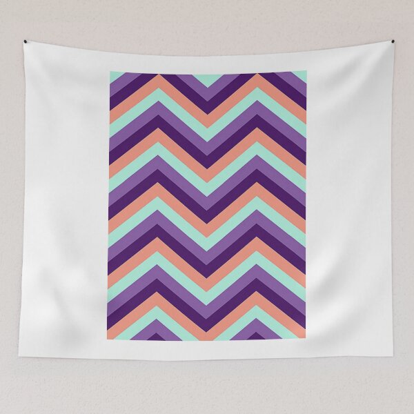 Item preview, Purple Chevron Zig Zag Pattern designed and sold by shabzdesigns.
