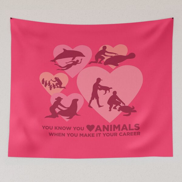Item preview, Love Animals - Marine Animal Career designed and sold by Peppermint Narwhal.