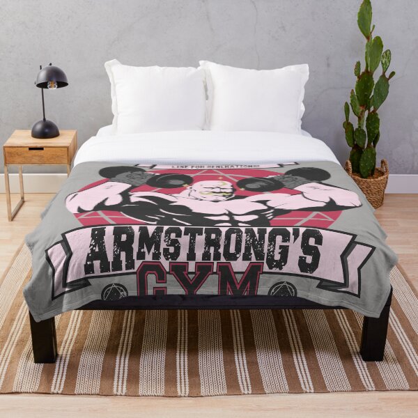 Strong Arm Gym Throw Blanket