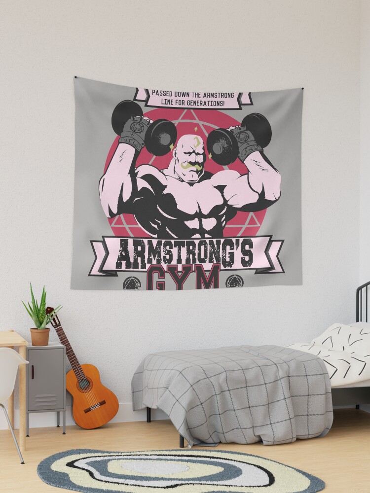 Gym best sale wall tapestry