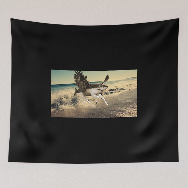 Item preview, A Shark with Horse Legs and Wings. designed and sold by MaximumLobsters.