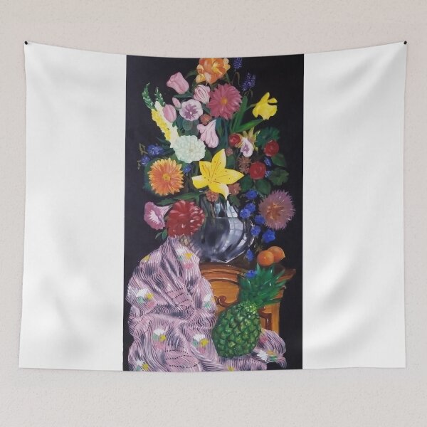 Item preview, Aso-Oke and flowers- still-life designed and sold by tqueen.