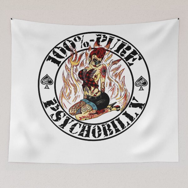 Item preview, Psychobilly Girl - white designed and sold by SquareDog.