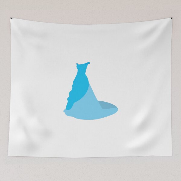 Item preview, simple classic blue wedding gown dress designed and sold by jazzydevil.