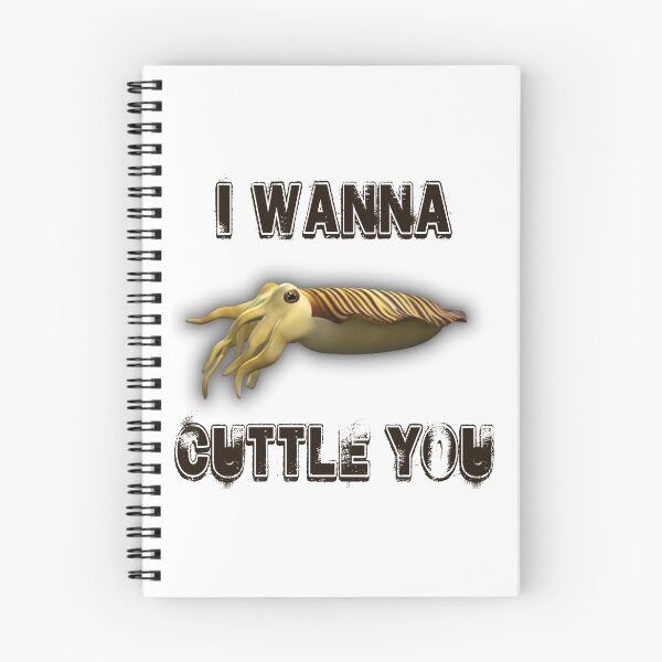 Item preview, Cuttle Fish Product  I Wanna  Cuddle Gift  design designed and sold by stuch75.